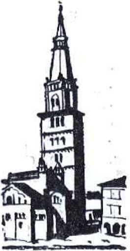 Падающая колокольня в Модене (Италия)