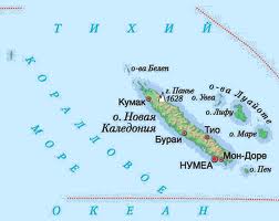 карта Каледонии