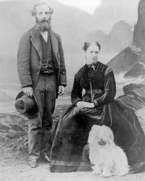 Максвелл с женой Кэтрин Мэри (1869 год)